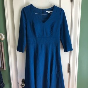 Boden V-Neck Fit and Flare Dress